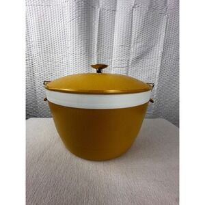 Sunfrost Therm O Ware 2 qt Yellow Insulated Serving Bowl‎ Salad Vintage USA